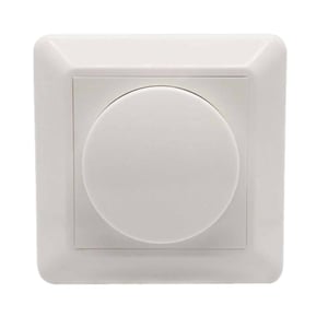 Afbeelding van EcoDim ED-10002 dimmerknop | incl. centraalplaat en raamwerk | kunststof | wit