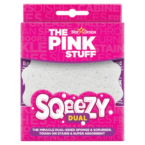 Afbeelding van The Pink Stuff Sqeezy | Scrub Spons | Dubbelzijdig | Wit