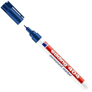 Afbeelding van Edding 404 permanent marker | blauw | ronde punt | 0,75 mm