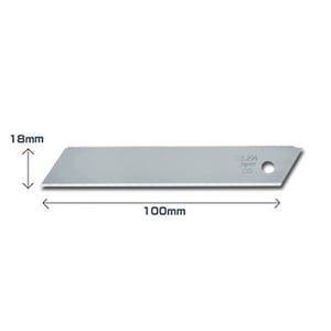 Afbeelding van Olfa LB-SOL-10 reserve afbreekmesjes | metaal | 18 mm | 10 stuks