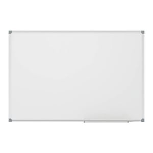 Afbeelding van Maul standaard whiteboard horizontaal | magnetisch | gelakt staal | grijs/wit