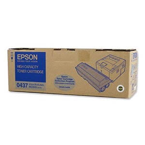 Afbeelding van Epson S050437 toner cartridge zwart hoge capaciteit (origineel)
