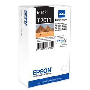 Afbeelding van Epson T7011 inktcartridge zwart extra hoge capaciteit (origineel)