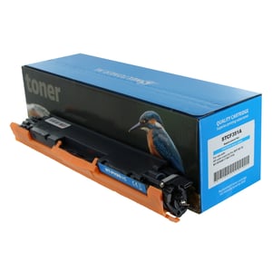 Afbeelding van Sneltoner huismerk vervangt HP CF351A nr. 130A toner cartridge cyaan