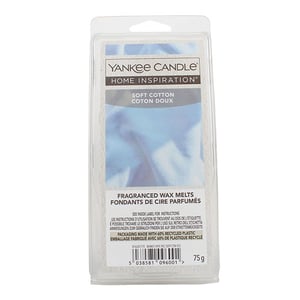 Afbeelding van Yankee Candle Home Inspiration Wax Melts | Soft Cotton | 75 g