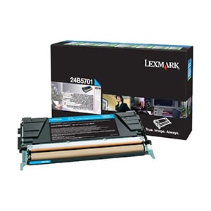 Afbeelding van Lexmark 24B5701 toner cartridge cyaan (origineel)