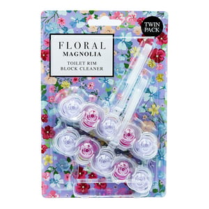 Afbeelding van Floral Toiletblok | Magnolia | 90 gram