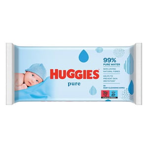 Afbeelding van Huggies billendoekjes Pure | 56 stuks