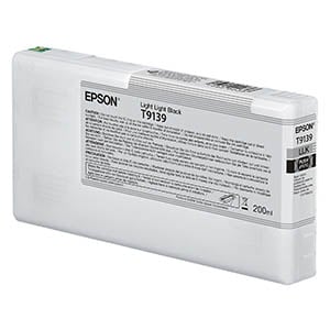 Afbeelding van Epson T9139 inktcartridge licht licht zwart (origineel)