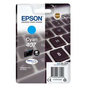 Afbeelding van Epson 407 inktcartridge cyaan (origineel)