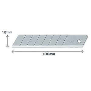 Afbeelding van Olfa LB-10 reserve afbreekbare mesjes | 18 mm | 10 stuks