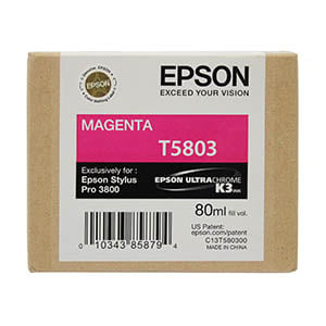 Afbeelding van Epson T5803 inktcartridge magenta (origineel)