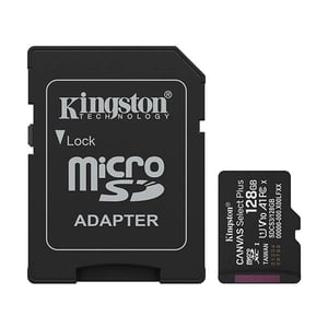 Afbeelding van Kingston Canvas Select Plus Gen3 Micro SDXC geheugenkaart | inclusief adapter | 128GB