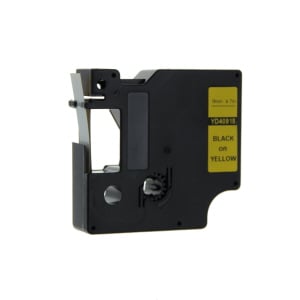 Afbeelding van DYMO S0720730 / 40918 tape zwart op geel 9mm (huismerk)
