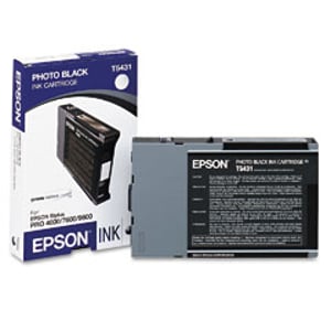 Afbeelding van Epson T5431 inktcartridge foto zwart (origineel)