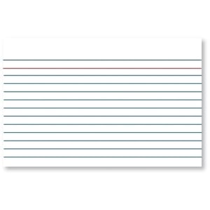 Afbeelding van Kangaro systeemkaart | gelinieerd | 148 mm x 105 mm | 100 stuks