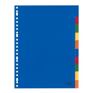 Afbeelding van Kangaro plastic tabbladen | plastic | gekleurd | 10 tabs