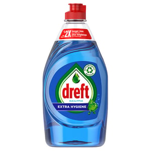 Afbeelding van Dreft Extra Hygiene Afwasmiddel | Eucalyptus | 430 ml