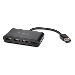 Afbeelding van Kensington K39120EU USB-hub | USB-A | 4 poorten | zwart