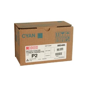 Afbeelding van Ricoh type P2 toner cartridge cyaan (origineel)