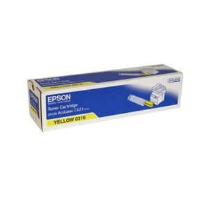Afbeelding van Epson S050316 toner cartridge geel (origineel)