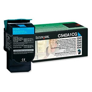 Afbeelding van Lexmark C540A1CG toner cartridge cyaan (origineel)