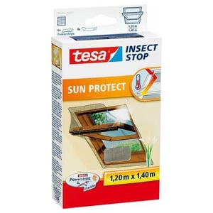 Afbeelding van Tesa vliegenhor Insect Stop | Sun Protect | dakraam | 120 x 140 cm | zwart