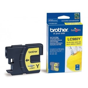 Afbeelding van Brother LC-980Y inktcartridge geel (origineel)