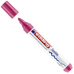 Afbeelding van Edding 4500 textielmarker | karmijnrood | ronde punt | 2-3 mm