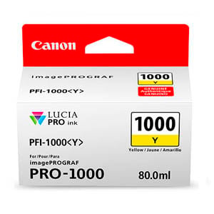 Afbeelding van Canon PFI-1000Y inktcartridge geel (origineel)