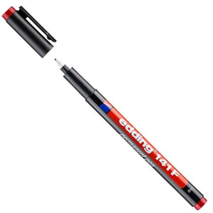 Afbeelding van Edding 141F OHP marker | rood | ronde punt | 0,6 mm