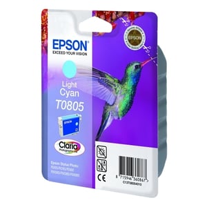 Afbeelding van Epson T0805 inktcartridge licht cyaan (origineel)
