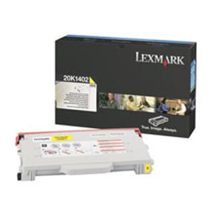 Afbeelding van Lexmark 20K1402 toner cartridge geel hoge capaciteit (origineel)