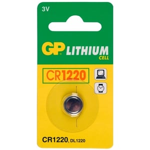 Afbeelding van GP knoopcel batterij CR1220 | lithium | 1 stuk