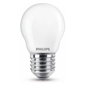 Afbeelding van Philips E27 LED-lamp | 2.2W (25W) | warm wit | mat | kogelmodel