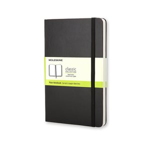 Afbeelding van Moleskine IMQP062 large notitieboek | blanco | hardcover | zwart