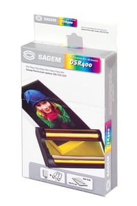 Afbeelding van Sagem DSR 400 inktcartridge kleur + 40 vel fotopapier (origineel)