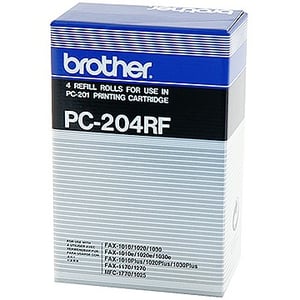 Afbeelding van Brother PC-204RF donorrol zwart 4 stuks (origineel)