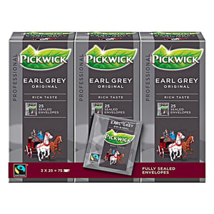 Afbeelding van Pickwick Professional Earl Grey thee | 3 x 25 stuks