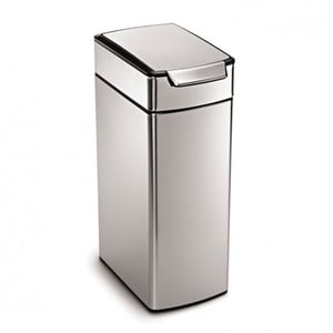 Afbeelding van Simplehuman afvalbak met touch-bar | Code M  | zilver | 40 liter