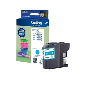 Afbeelding van Brother LC-221C inktcartridge cyaan (origineel)
