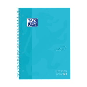 Afbeelding van Oxford Touch collegeblok | A4+ | gelinieerd | pastelblauw | 80 vel