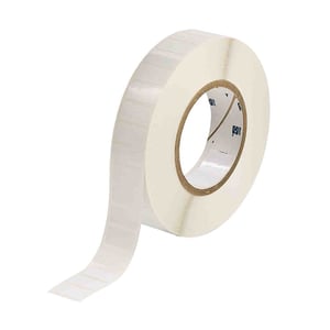 Afbeelding van Brady THT-59-423-10 label polyester glanzend wit 25,40 x 12,70 mm (origineel)