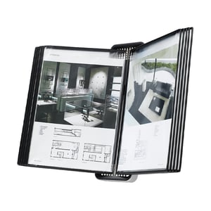 Afbeelding van Tarifold 714507 VEO zichtmappen | display wandmodule | A4 | zwart | 10 stuks