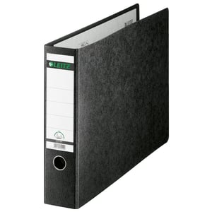 Afbeelding van Leitz 1073 ordner | A3 | karton | zwart | liggend | 78mm