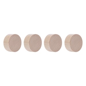 Afbeelding van Magnetoplan Wood Series magneten | hout | 30 mm | 4 stuks