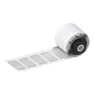 Afbeelding van Brady M6-04-7593-SL gelamineerde polyester labels zilver | 27 mm x 18 mm (origineel)