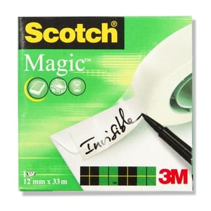 Afbeelding van 3M Scotch magic tape | standaard | 12mm x 33m | 1 rol