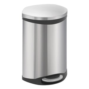 Afbeelding van EKO Shell Bin pedaalemmer | mat RVS | 10 liter