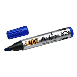 Afbeelding van Bic 2000 Ecolutions permanent marker | blauw | ronde punt | 1,7 mm